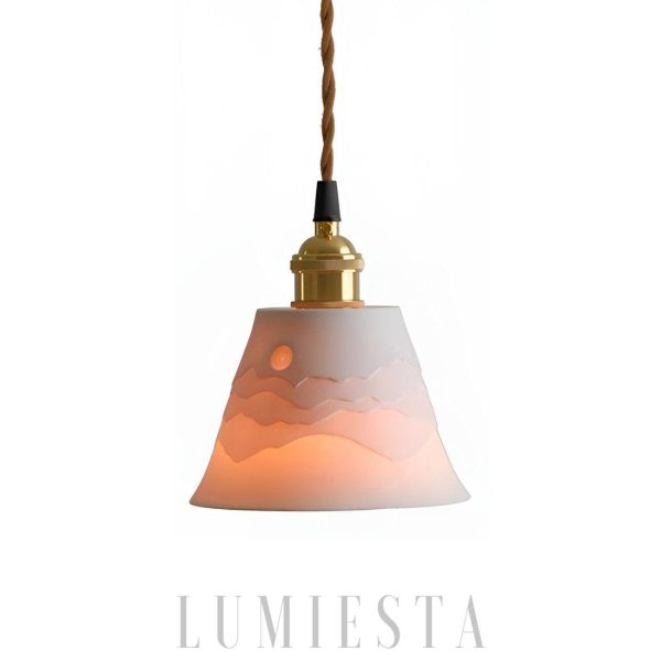 wm_11689642454768212545.jpg Mountains - Ceramiczna lampa wisząca, styl naturalny 15 cm