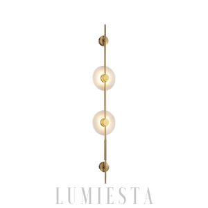 Lampa ścienna Alabaster w stylu minimalistycznym z metalu