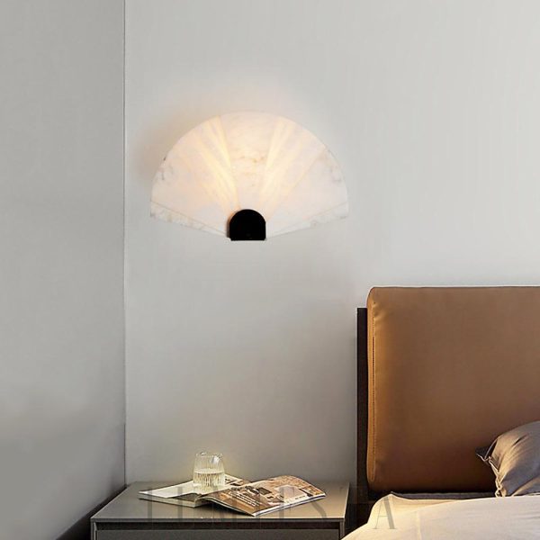 Tenere - Alabastrowy wachlarz ścienny 35 cm