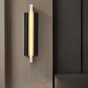 wm_12078948191993577994.jpg Alabaster Timide lampa ścienna smukła biało czarna 12x50 cm