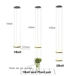 wm_12152355155028039870.jpg Nowoczesna lampa wisząca kula z czarnym akcentem