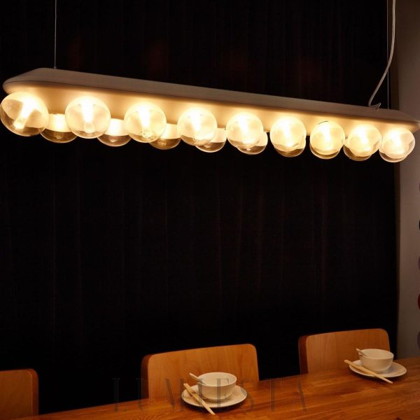 Lampa wisząca Prop Double w stylu nowoczesnym biała