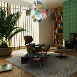 wm_12223646995356473686.jpg Witryna z kolorowym żyrandolem Murano o średnicy 49cm