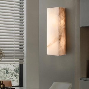 Rivage - Alabastrowa lampa ścienna — elegancka i nowoczesna