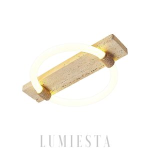 wm_12244113511563416715.jpg Stylowa lampa sufitowa okrągły pierścień 40cm beżowa ciepła