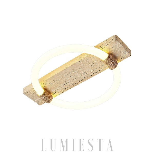 wm_12244113511563416715.jpg Stylowa lampa sufitowa okrągły pierścień 40cm beżowa ciepła