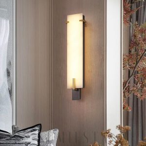 Tiles - Lampa ścienna Alabaster, nowoczesna - 54/66/86 cm