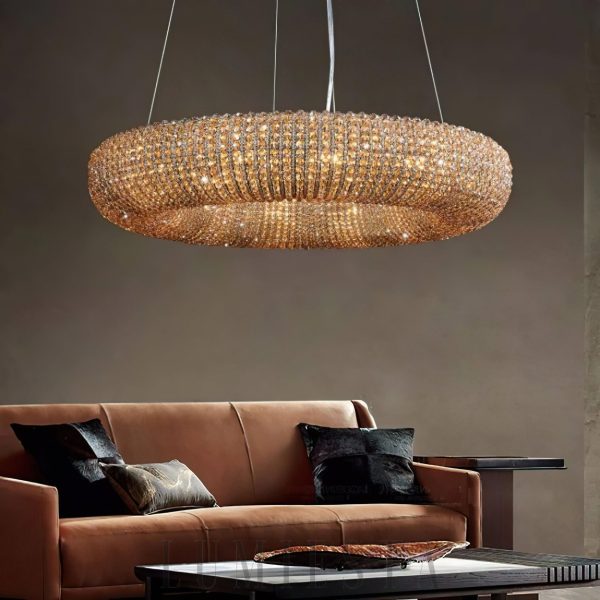 Serivia - Round Crystal Pendant Lamp