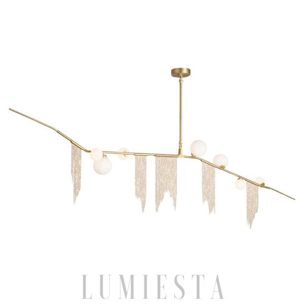 wm_13070413574496410690.jpg Złota lampa wisząca z frędzlami – 3/6/9 głowic