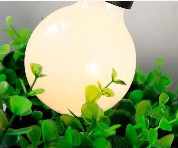 Lampa wisząca z roślinami w nowoczesnym stylu industrialnym