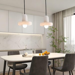 wm_13358394992733262992.jpg Carrara - Lampa Wisząca w Białym Alabastrze Styl Nowoczesny