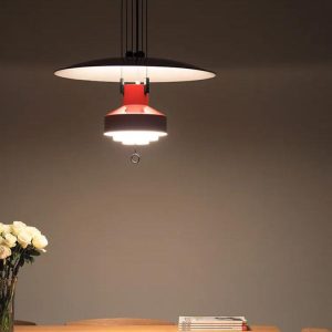 Nowoczesna lampa wisząca Saliscendi Ø63 cm – wybór kolorów