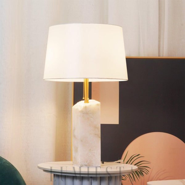 wm_13975592300433388599.jpg Borealis - Lampa Alabaster - nowoczesna biało-złota 35cm