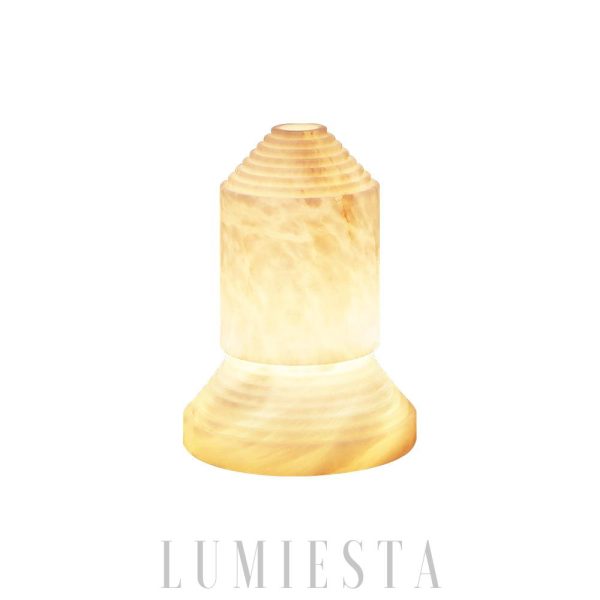 wm_13981524891623074058.jpg Babel - Lampa stołowa z alabastru w nowoczesnym stylu 30cm
