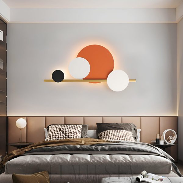 wm_14127200567781440667.jpg Lampa ścienna Sunset w nowoczesnym stylu pomarańczowa