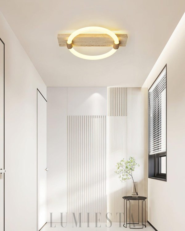 wm_14192741923563547783.jpg Stylowa lampa sufitowa okrągły pierścień 40cm beżowa ciepła