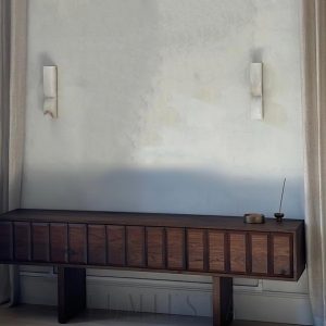 wm_14281919319850265472.jpg Kunima - kinkiet z alabastru, złoty/biały, wysokość 35/60 cm - lampa ścienna led