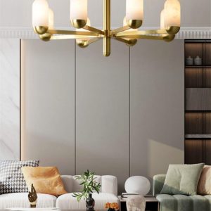 wm_14352393333758852768.jpg Wilton - Żyrandol Alabaster — mosiądz, alabastrowe klosze