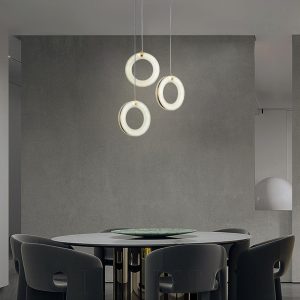 Duplex - Lampa wisząca Alabaster, nowoczesna 25/30 cm