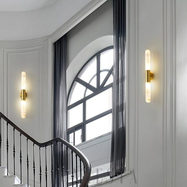 wm_14392607350271049384.jpg Sulawesi - Cylindryczna lampa ścienna z alabastru 65 cm