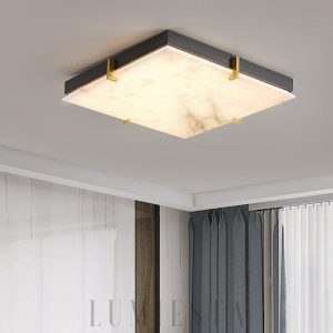Orion - Lampa sufitowa kwadratowa czarna elegancja