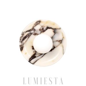 wm_14814988463444813676.jpg Elegancki okrągły kinkiet marmurowy Średnica 25 cm Biały