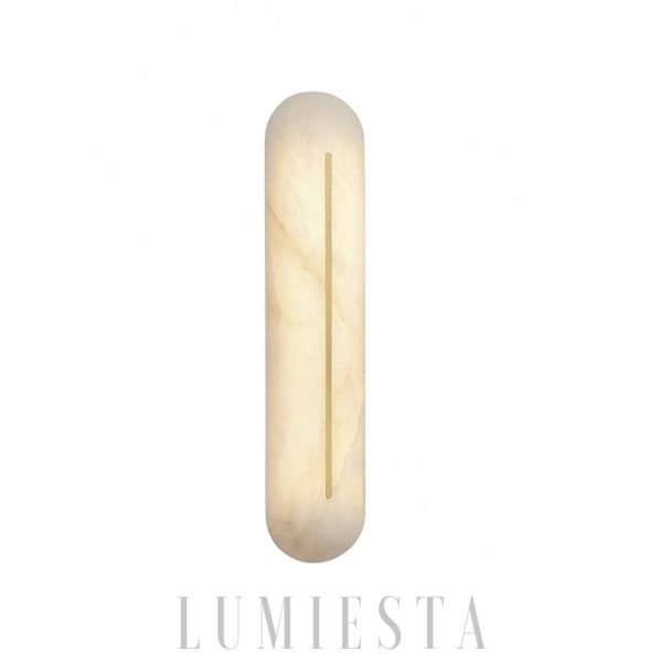 wm_14889544615502968120.jpg Orbison - Lampa ścienna Alabaster, elegancka 10×46 cm