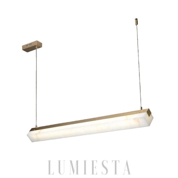 Lampa wisząca Alabaster w stylu nowoczesnym 100cm i 120cm