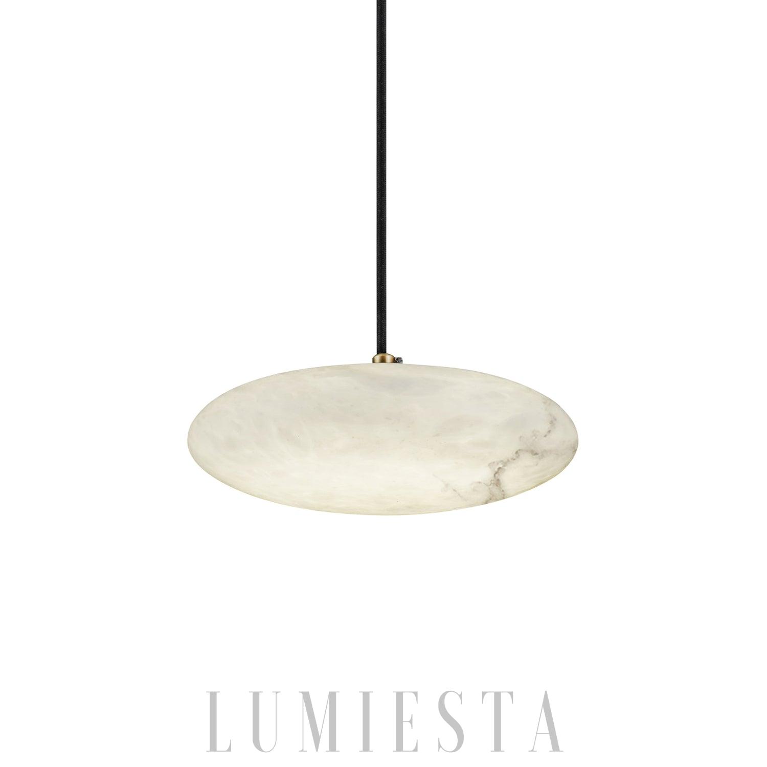 Tongotdi - Lampa wisząca alabastrowa okrągła