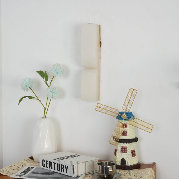 wm_15278838311890152640.jpg Kunima - kinkiet z alabastru, złoty/biały, wysokość 35/60 cm - lampa ścienna led