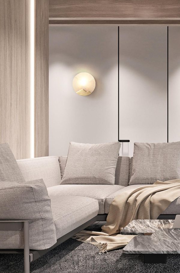 wm_15351995357728516516.jpg Everest - Mosiężna lampa ścienna, klosz alabastrowy 20/26cm