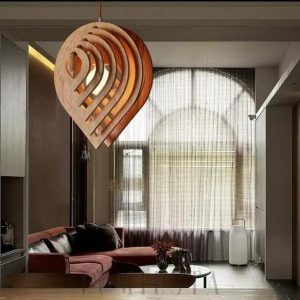 wm_15440452599334565110.jpg Stylowa drewniana lampa wisząca w kształcie kropli