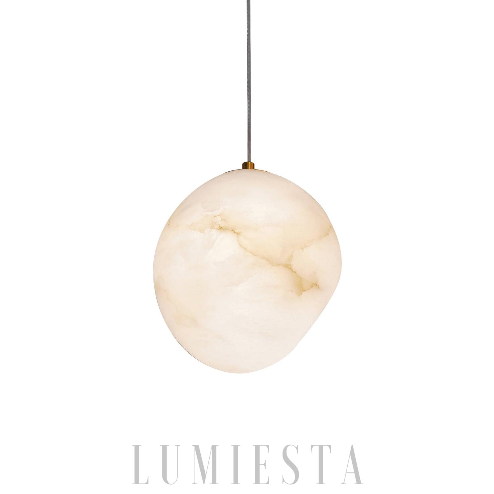 Roti - lampa wisząca alabastrowa organiczna
