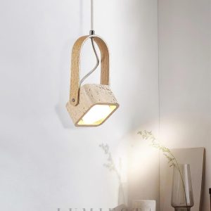 wm_15734573296944241107.jpg Łukowa elegancka lampa wisząca trawertyn 12cm x 20cm beżowy