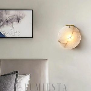 wm_15791625107896662944.jpg Krakatau - Luksusowa okrągła lampa ścienna alabastrowa