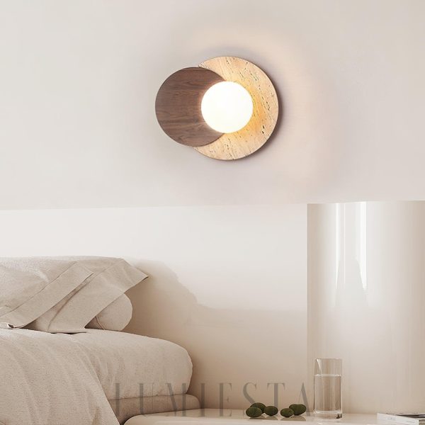 wm_15971830740256092096.jpg Lunar Eclipse - Nowoczesna lampa ścienna z trawertynu