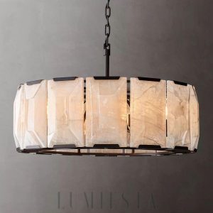 Lampa wisząca Harson Calcite, okrągła, wiele kolorów