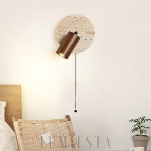 wm_16355106394089716969.jpg Miadi - Okrągła lampa ścienna z trawertynu, minimalistyczna