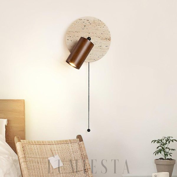 wm_16355106394089716969.jpg Miadi - Okrągła lampa ścienna z trawertynu, minimalistyczna