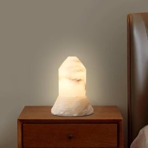 wm_16421840023412396965.jpg Babel - Lampa stołowa z alabastru w nowoczesnym stylu 30cm