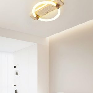 wm_16665326574566656992.jpg Stylowa lampa sufitowa okrągły pierścień 40cm beżowa ciepła