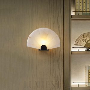 Tenere - Alabastrowy wachlarz ścienny 35 cm