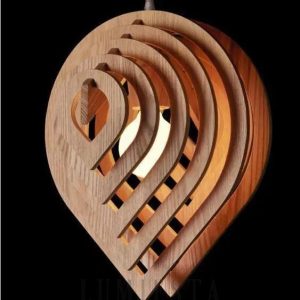 wm_16739572587128658607.jpg Stylowa drewniana lampa wisząca w kształcie kropli