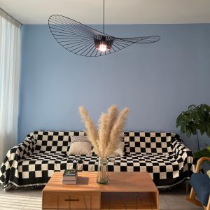 Altigo - designerska lampa wisząca z efektem kapelusza, widok z boku