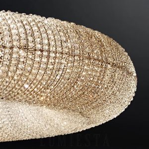 Serivia - Kryształowa lampa wisząca okrągła