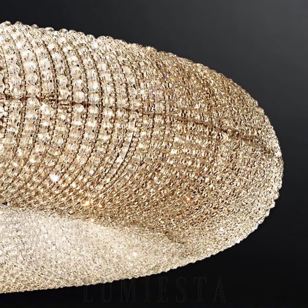 Serivia - Kryształowa lampa wisząca okrągła