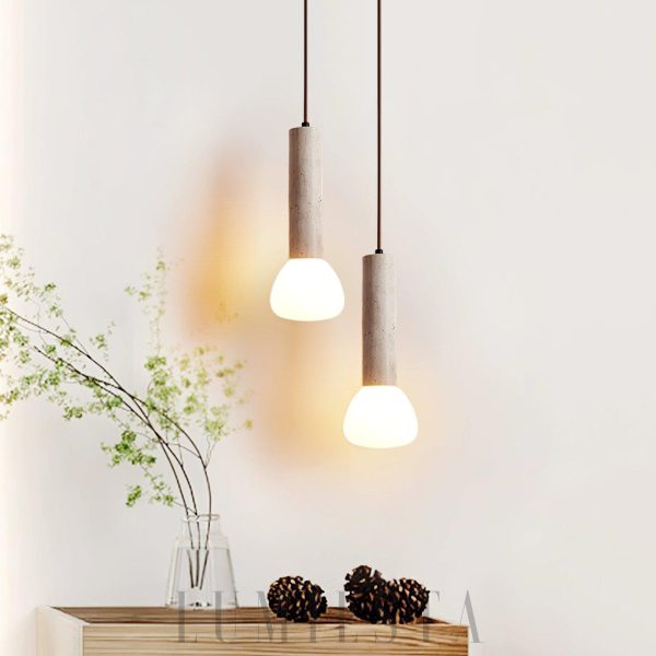 wm_17090240764099029617.jpg Lampa wisząca z travertynu w minimalistycznym stylu beżowa