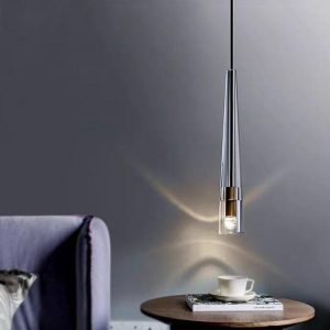 wm_17152650780341885942.jpg Smukła kryształowa lampa wisząca mosiądz smoky 7cm 40cm