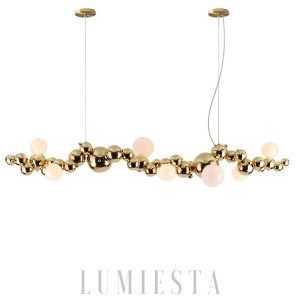Molecules - Lampa wisząca w stylu nowoczesnym złota srebrna