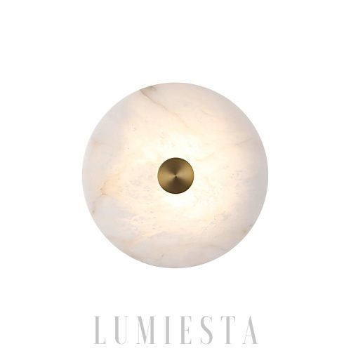 wm_17460010691290518054.jpg Palawan - Alabastrowa lampa ścienna dyskowa, biało-złota